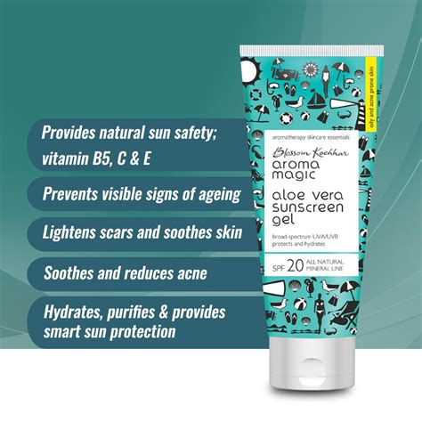 Aroma Magic Aloe Vera Sunscreen Gel (SPF 20 UVA/UVB) – Fetch N Buy