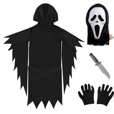 Halloween Kids Scream Costume Children Fancy Dress Party Horror Death ...