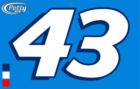 43 Richard Petty Motorsports Number | Stunod Racing
