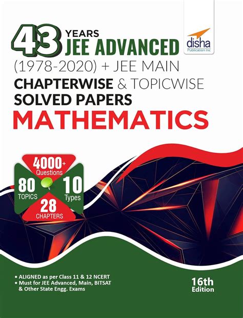 Buy 43 Years JEE Advanced (1978 - 2020) + JEE Main Chapter wise & Topic ...