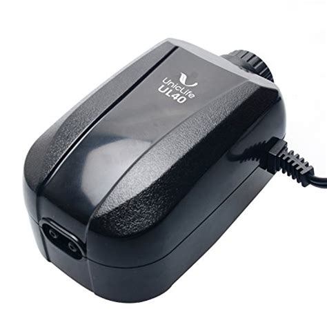 Buy Uniclife Aquarium 2 Outlets Air Pump 4 Watt 4-LPM Adjustable Flow ...