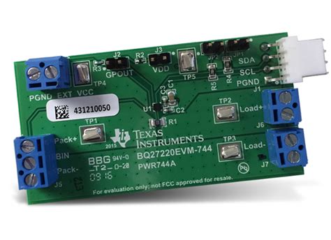 bq27220EVM-744 Evaluation Module (EVM) - TI | Mouser