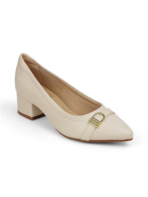 Buy MODARE Cream Formal Pumps Heels Online
