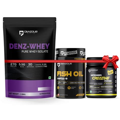 Denz Whey Isolate + Creatine & Omega-3