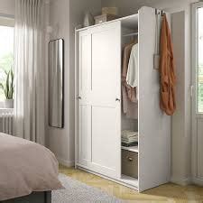Trueliving Hinged Wardrobe with 3 doors, white,Laminated Finish & PU F ...