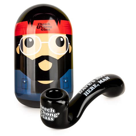 Cheech & Chong® Glass 5.5" Dave's Not Here, Man Sherlock Hand Pipe in ...