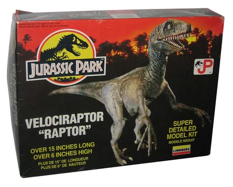 Jurassic Park Velociraptor "Raptor" Super Detailed Model Kit : Amazon ...