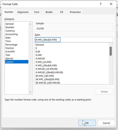 Image result for Excel Number Formats