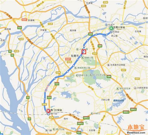 东莞地铁2号线东城站在哪里（地址+线路图） - 深圳本地宝
