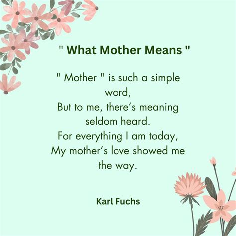 15 Mother's Day Poems to Celebrate Your Mom Love - Grrlwithdreeams