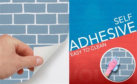 wolpin Wall Stickers Wallpaper Kids Room (45 x 500 cm) Study Table ...