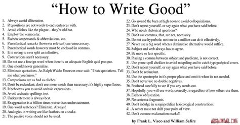 Image result for How to Write Good Writing
