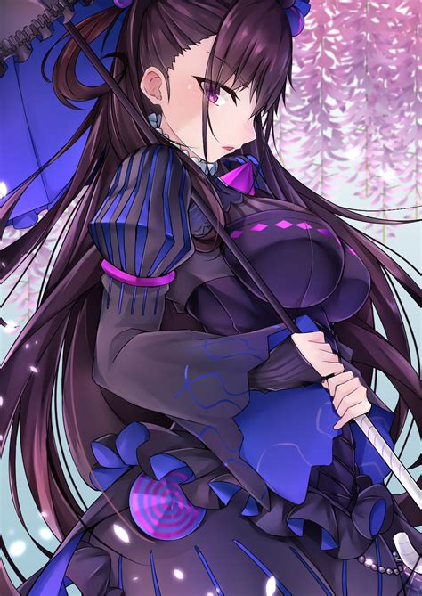 long hair, dark hair, solo, anime, anime girls, Fate series, Fate/Grand ...
