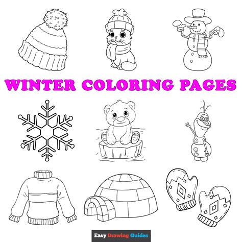 Winter Wonderland Coloring Pages
