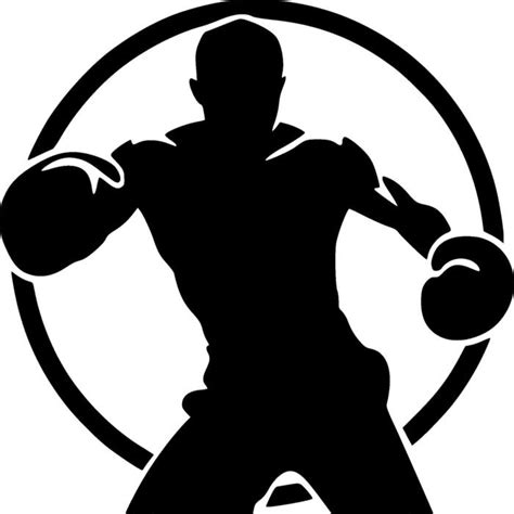 Boxing Logo White Color 的图像结果