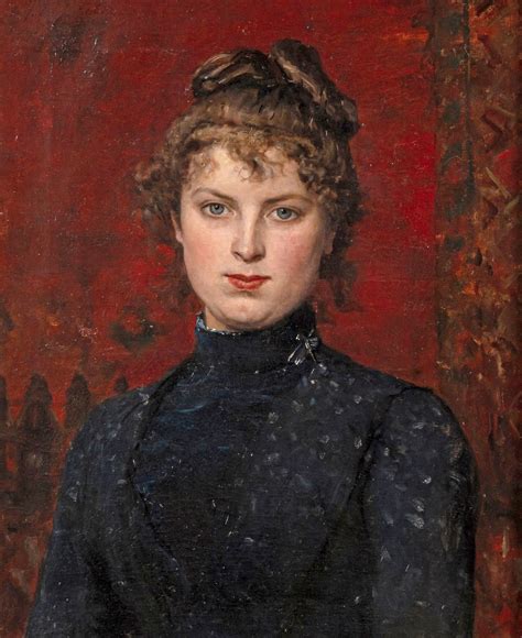 Portrait of Elodie Breton, niece of the artist, at the age of 20 ...