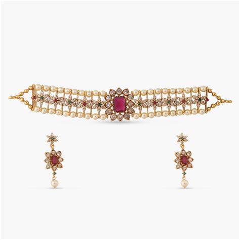 Buy Rimi Antique Choker Set | Tarinika – Tarinika India