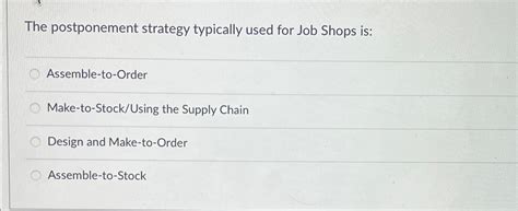 Postponement Manufacturing Strategy 的图像结果