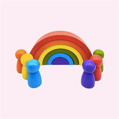 Buy Rainbow Stacking Blocks Toy Set Online On Zwende