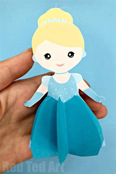 Image result for Cinderella Paper Doll Tutorial