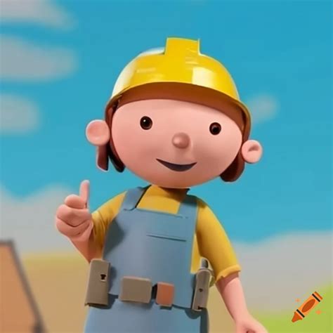 Gender-swapped bob the builder character on Craiyon