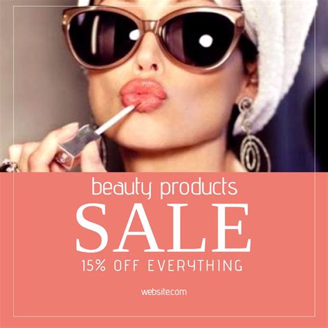 beauty products on sale