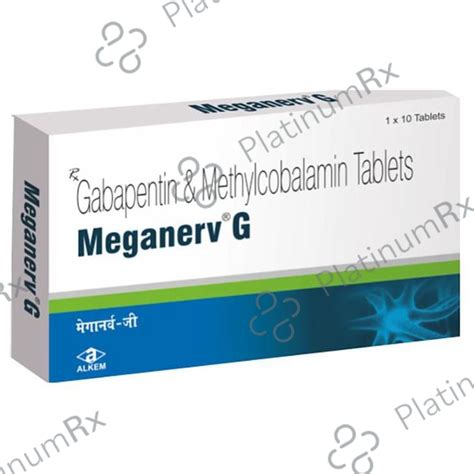 Meganerv G 300mg/500mcg Tablet - Save 28% on Substitute Medicine