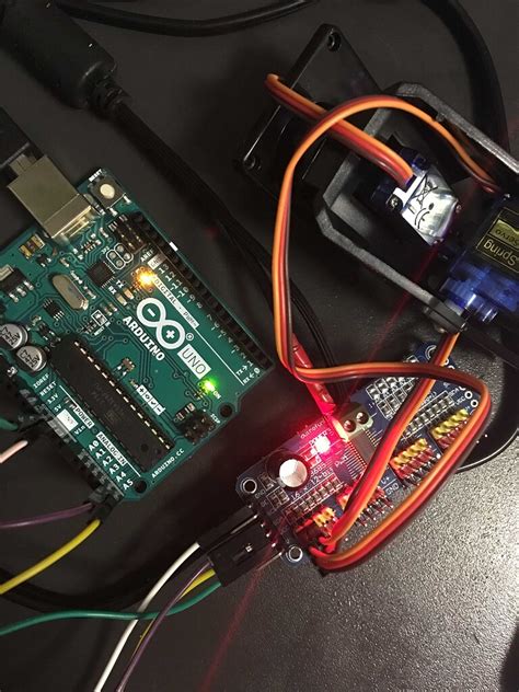 Image result for PCA9685 Arduino Code