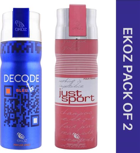 eKOZ Afnan French Decode Bleu & Just Sport Pour Femme Made in Dubai ...