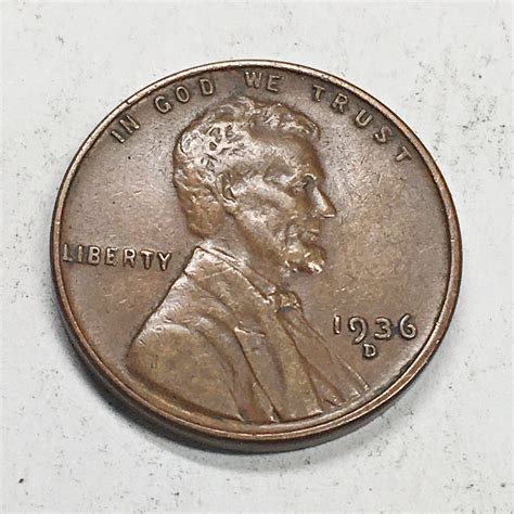 1936-D Lincoln Head Wheat Cent | Property Room
