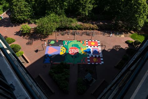 Morrison Residence Hall Basketball court | Nina Chanel Abney