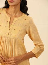 Sunflower Gathered Midi Dress: Shop Gorgeous Gossamer Cotton Styles