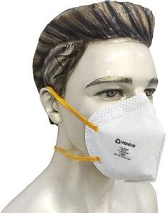 Venus N95 Flat Fold Respirator 95% men, women. Reusable White, N95 FFP2 ...