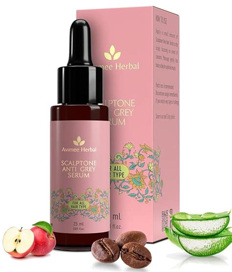 Buy Avimee Herbal Scalptone Grey Hair Serum with Hyaluronic Acid ...