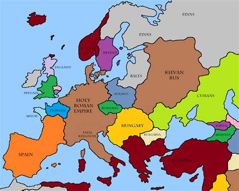 Image - Europe 1100 (Fidem Pacis).png | Alternative History | FANDOM powered by Wikia