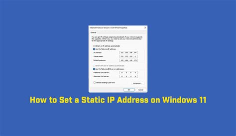 Image result for Set Static IP Address