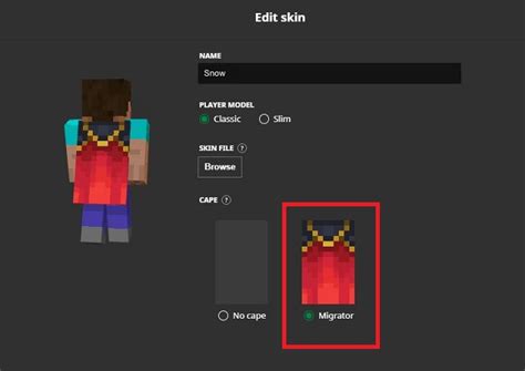 How to Equip a Cape in Minecraft Java 的图像结果
