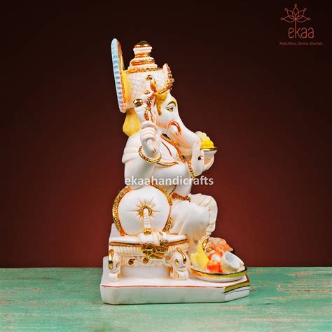 Culture Marble Lord Ganesha Statue – Ekaa Handicrafts