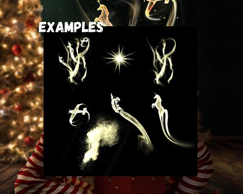 Christmas Magic Photoshop Brushes: Special Effects Brush Set (digital ...