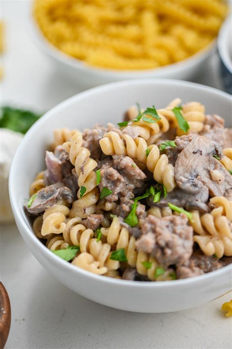 Creamy Mushroom and Sausage Pasta - Life's Ambrosia