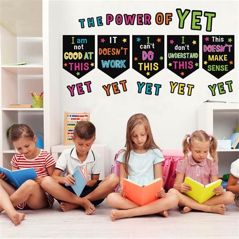 Buy 23 Pieces Growth Mindset Posters Set Classroom Motivational Posters ...