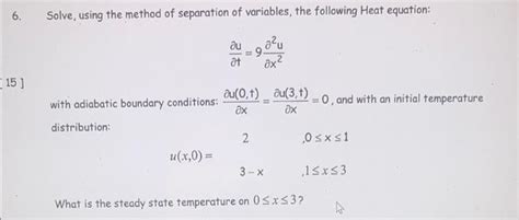 Image result for Using Separation Method for Heat Equation
