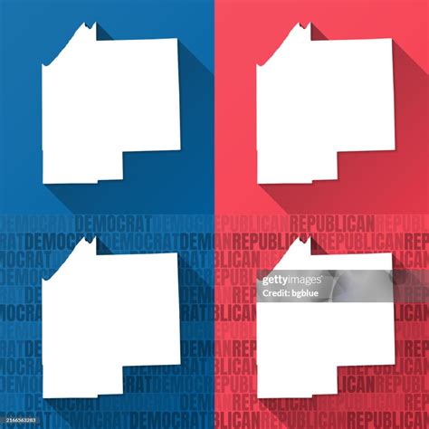 Tuscola County Michigan Maps On Blue And Red Backgrounds High-Res ...