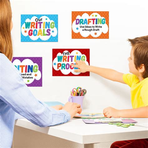 11 Pieces Writing Process Posters Learning Poster Boards Laminated ...