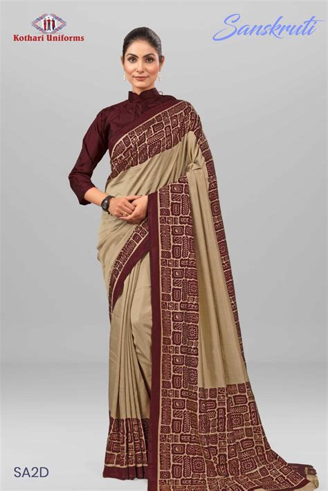 SA2D- Uniform Saree | Kothari Uniforms | Uniforms For Teachers