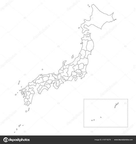 Political Map Of Japan Japan Prefectures Map