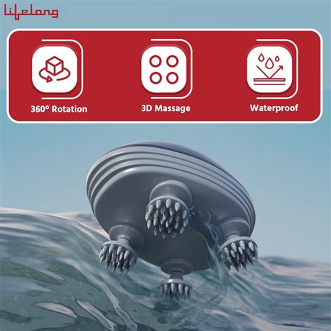 Lifelong Hair Scalp Rechargeable Electric Head Kneading Massager – swag ...