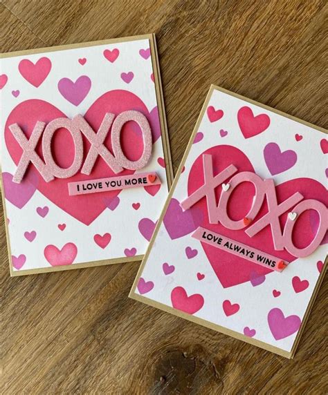 Pin by Rachel on LDC | Valentine cards handmade, Valentine card crafts ...