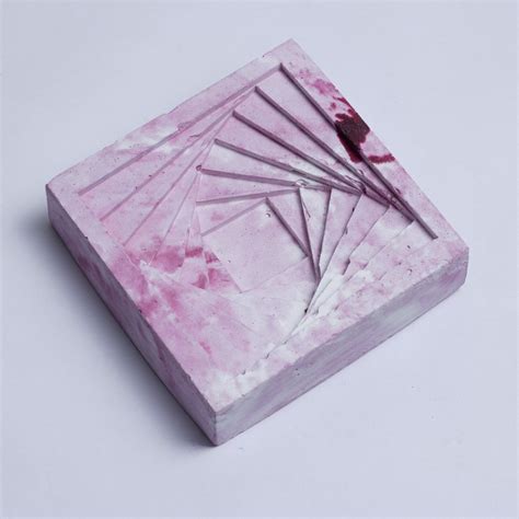 Conto Ashtray Candy Marble - Designer Geometric Stepped Ashtray for In ...