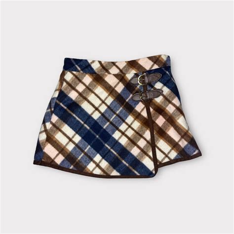 Janie and Jack Plaid Equestrian Line Wool Blend Skirt NWOT in 2024 ...